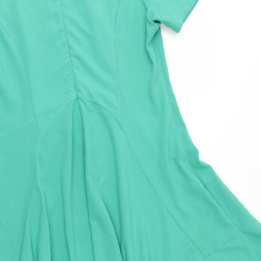 Lovedrobe Womens Green   A-Line  Size 20