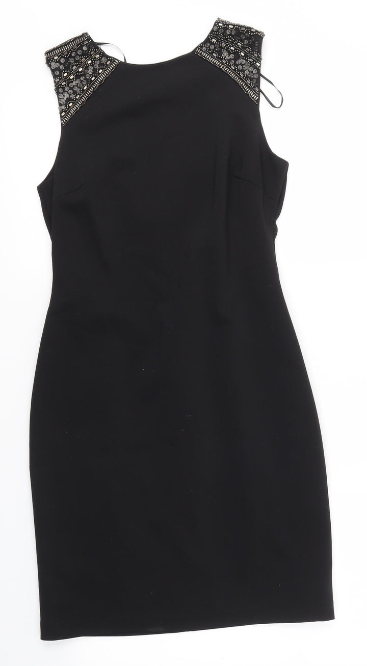 Zara Womens Black   Pencil Dress  Size S