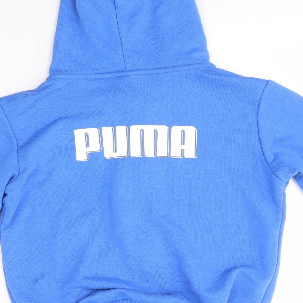 PUMA Boys Blue   Full Zip Hoodie Size 7-8 Years