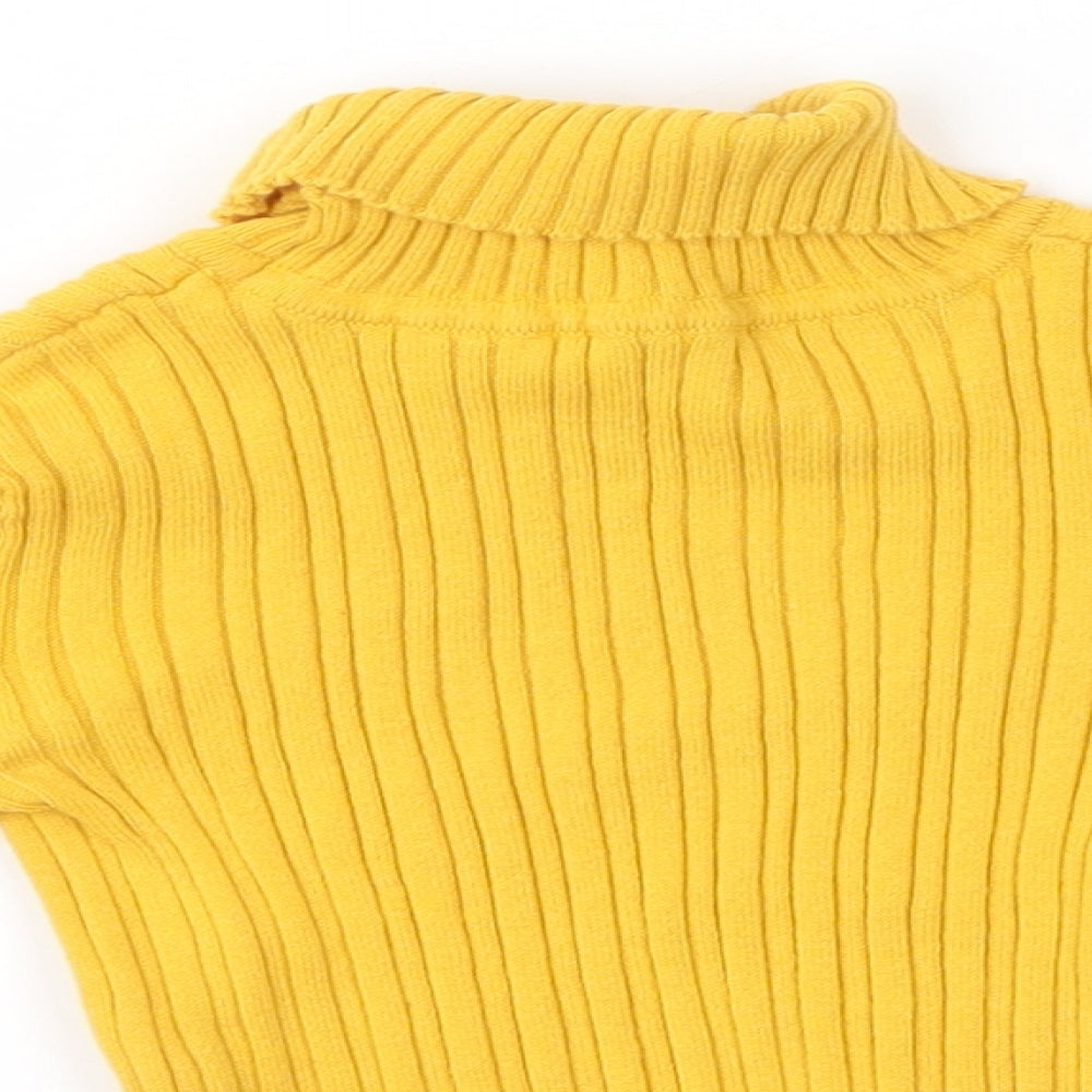 Nutmeg Girls Yellow   Pullover Jumper Size 4-5 Years