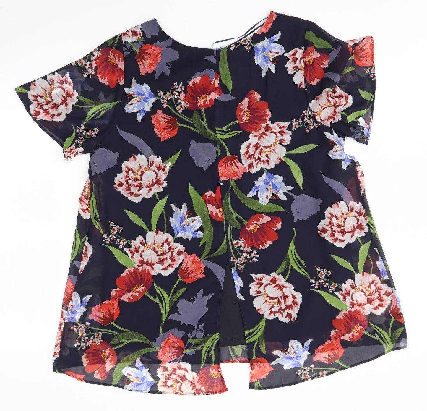 Matalan Womens Multicoloured Floral  Basic Blouse Size 16