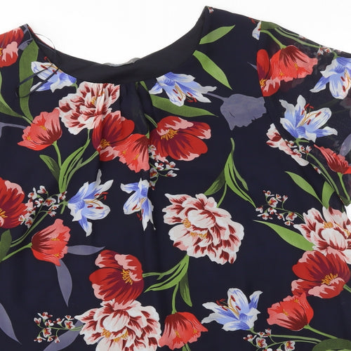 Matalan Womens Multicoloured Floral  Basic Blouse Size 16