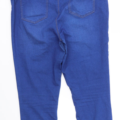 Matalan Womens Blue   Cropped Jeans Size 16 L22 in