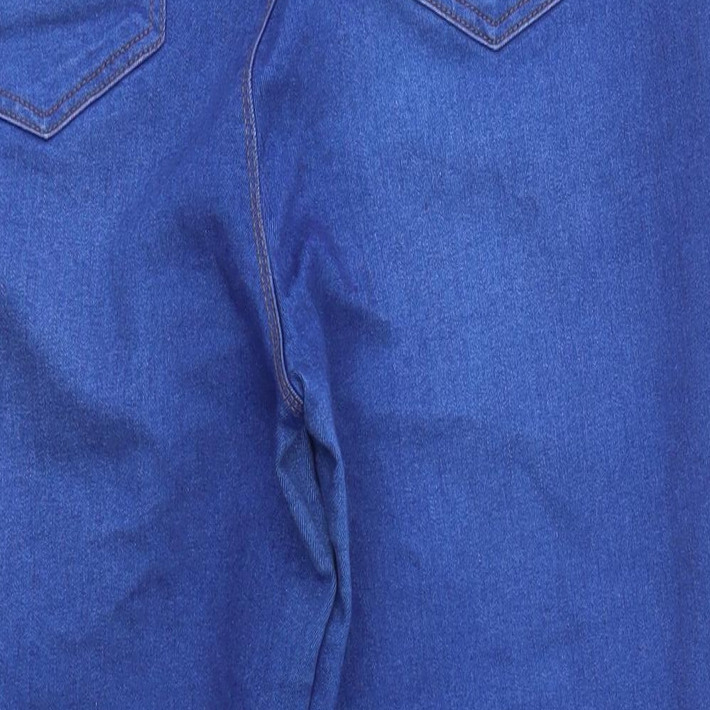 Matalan Womens Blue   Cropped Jeans Size 16 L22 in