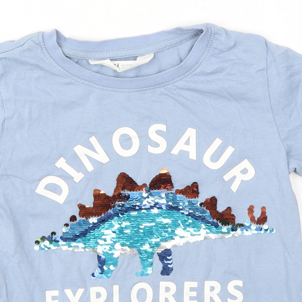 H&M Boys Multicoloured   Basic T-Shirt Size 7-8 Years