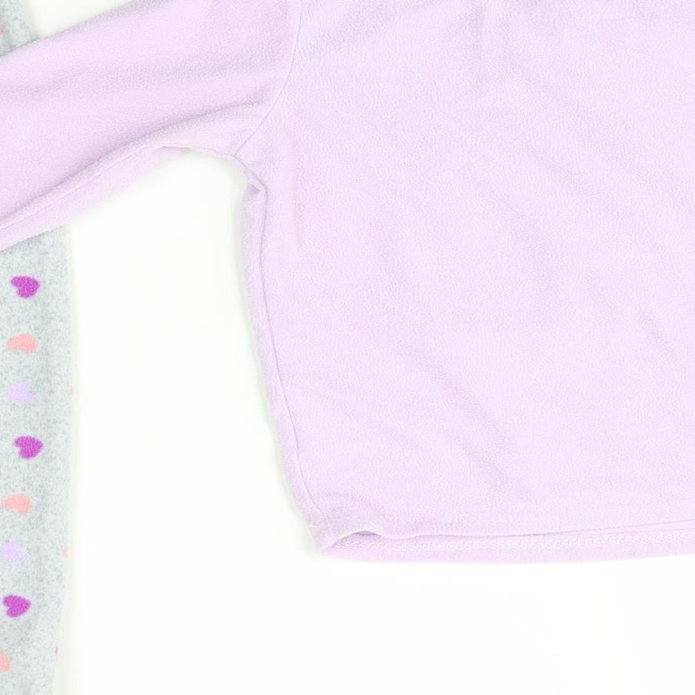 Primark Girls Purple Solid  Top Pyjama Set Size 5-6 Years  - DISNEY RAPUNZEL