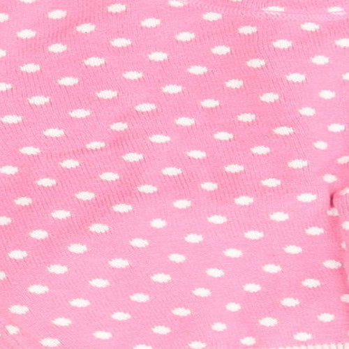 George Girls Pink Spotted  Cardigan Jumper Size 3-4 Years