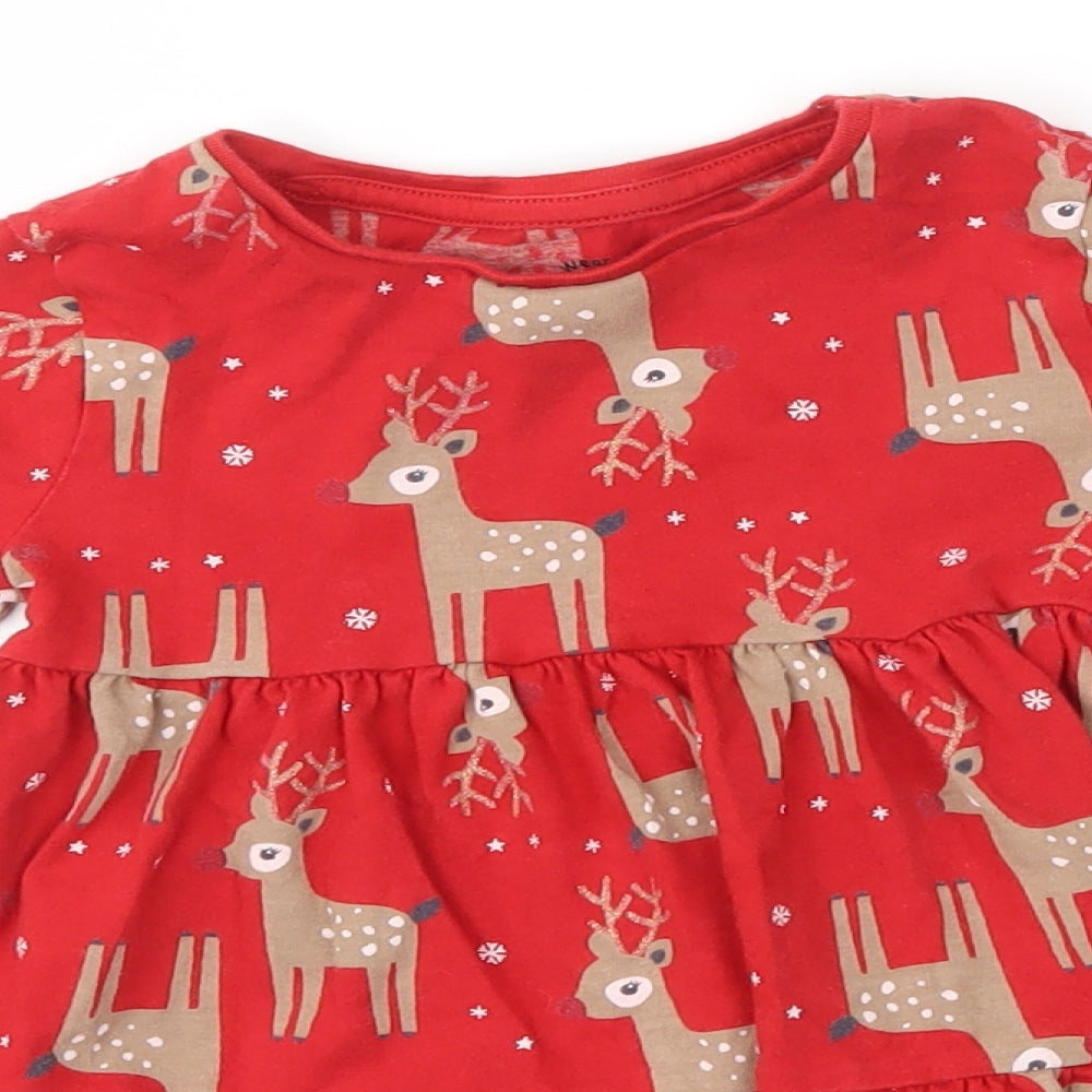 F&F Girls Multicoloured   A-Line  Size 2-3 Years  - festive christmas