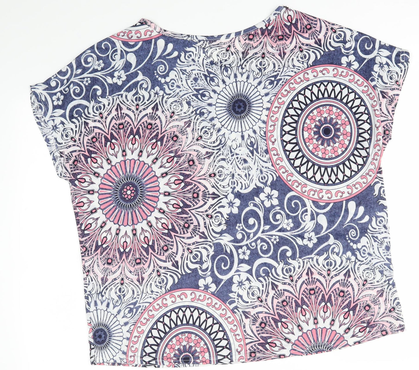 ELISSA Womens Multicoloured   Basic T-Shirt Size XL