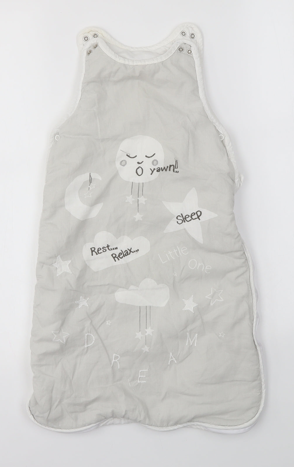 George Baby White   Babygrow One-Piece Size Newborn  - SLEEPING BAG