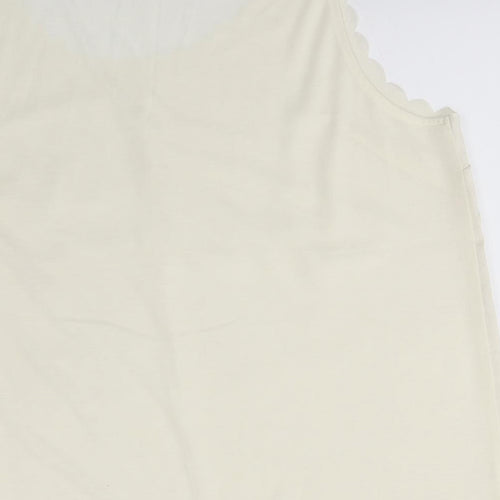 H&M Womens Ivory   Basic Blouse Size L