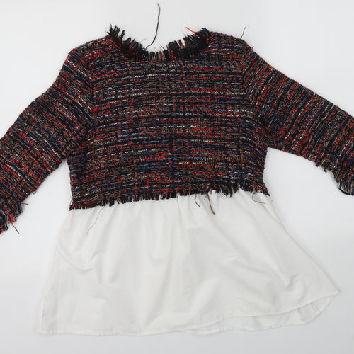 Zara Womens Multicoloured   Basic Blouse Size S