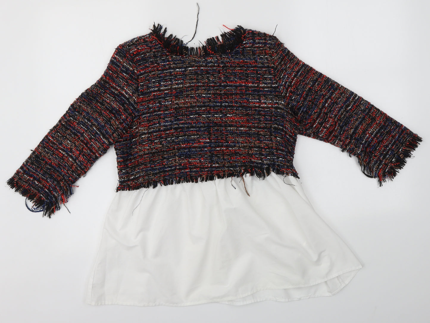 Zara Womens Multicoloured   Basic Blouse Size S