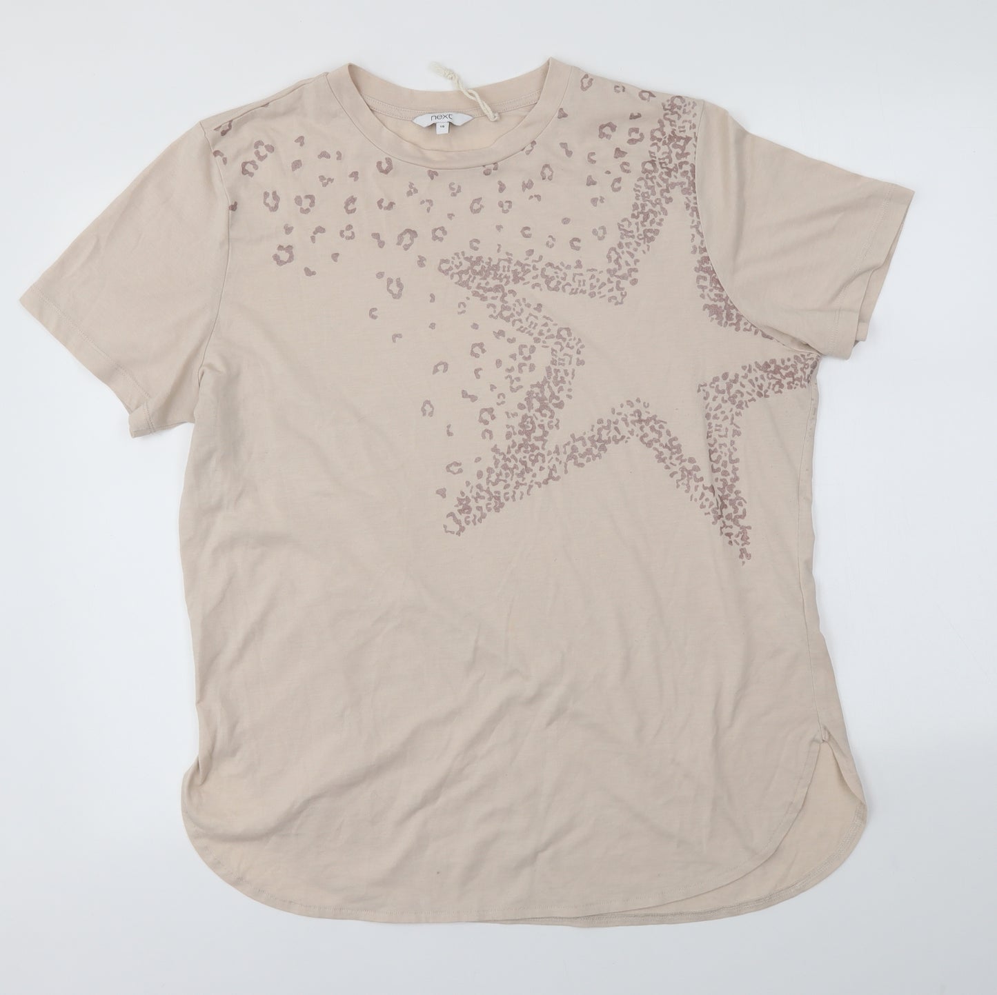 NEXT Womens Beige   Basic T-Shirt Size 16