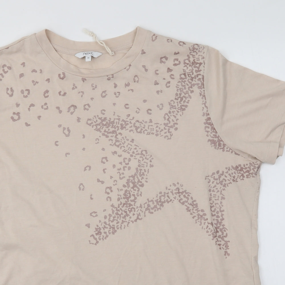 NEXT Womens Beige   Basic T-Shirt Size 16
