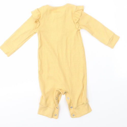 George Baby Yellow   Babygrow One-Piece Size 3-6 Months