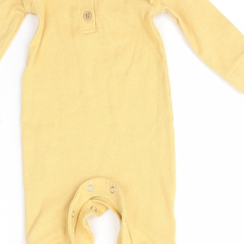 George Baby Yellow   Babygrow One-Piece Size 3-6 Months