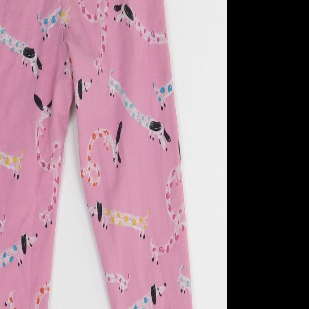 M&S Girls Pink   Jogger Trousers Size 2-3 Years