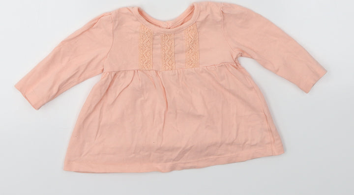 George Baby Pink Basic Blouse Size 0-3 Months