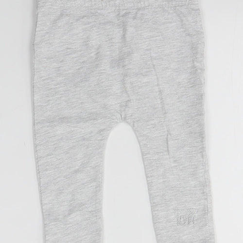 F&F Baby Grey   Jogger Leggings Size 6-9 Months  - Me to you