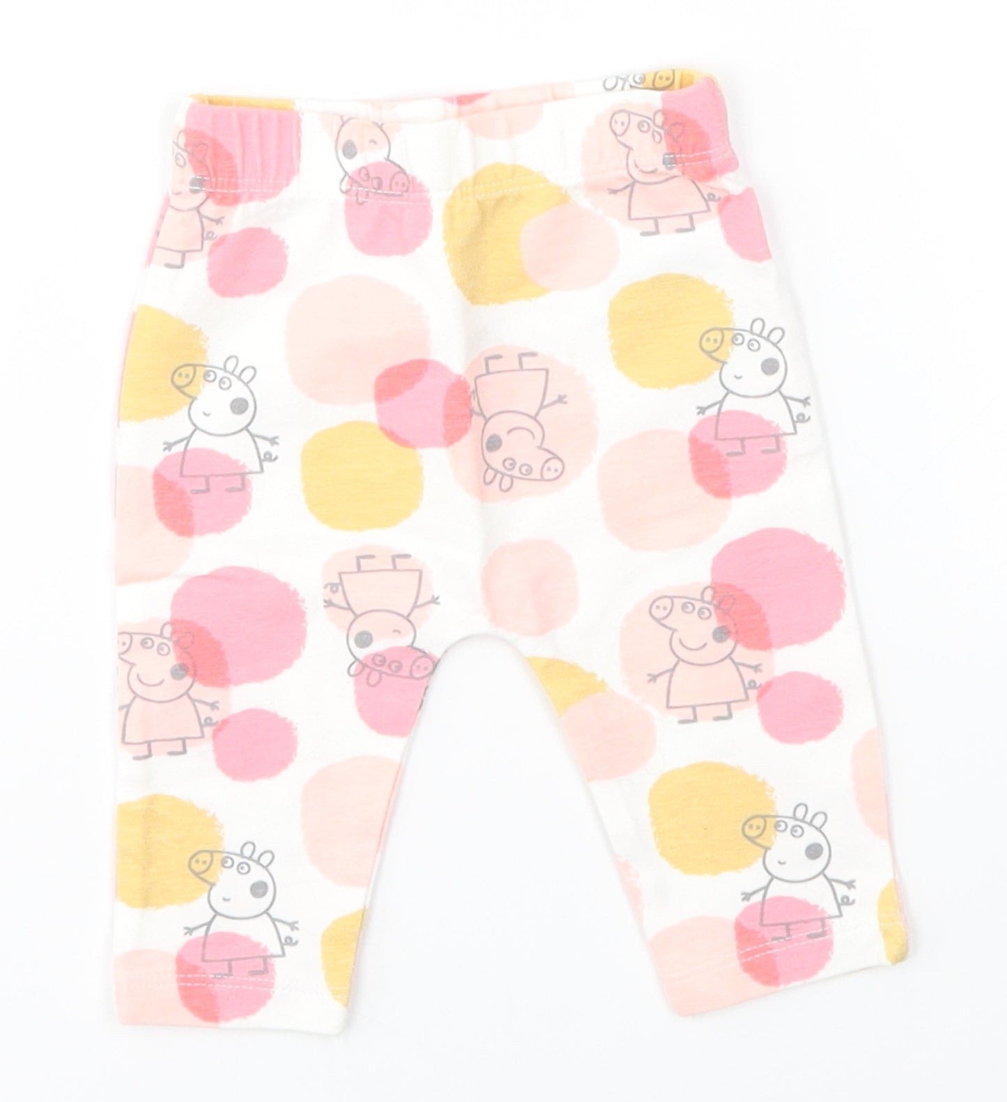 George Baby Pink   Jogger Leggings Size 0-3 Months  - PEPPA PIG