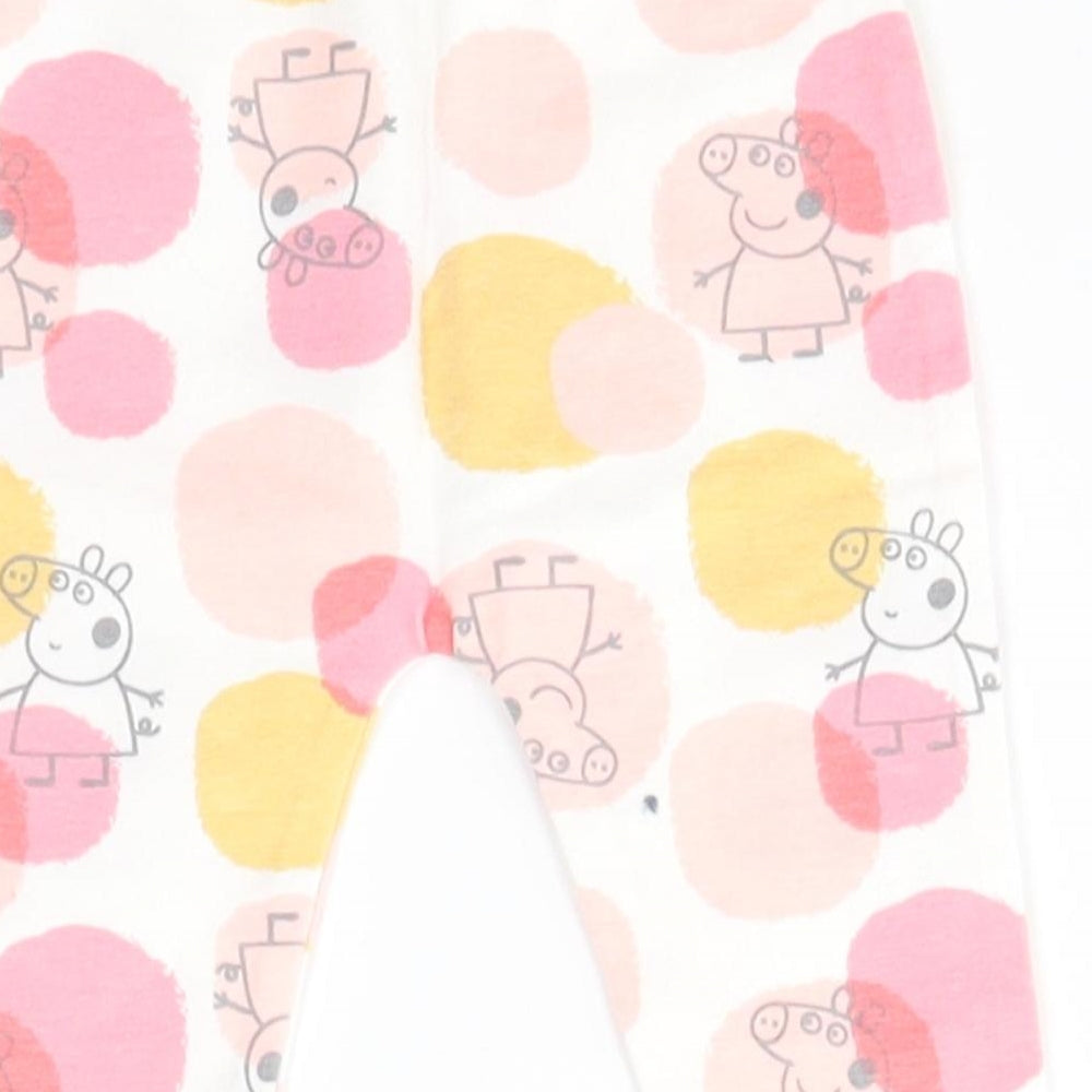 George Baby Pink   Jogger Leggings Size 0-3 Months  - PEPPA PIG