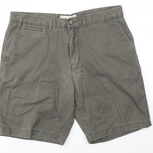 George Mens Green   Chino Shorts Size 36 in