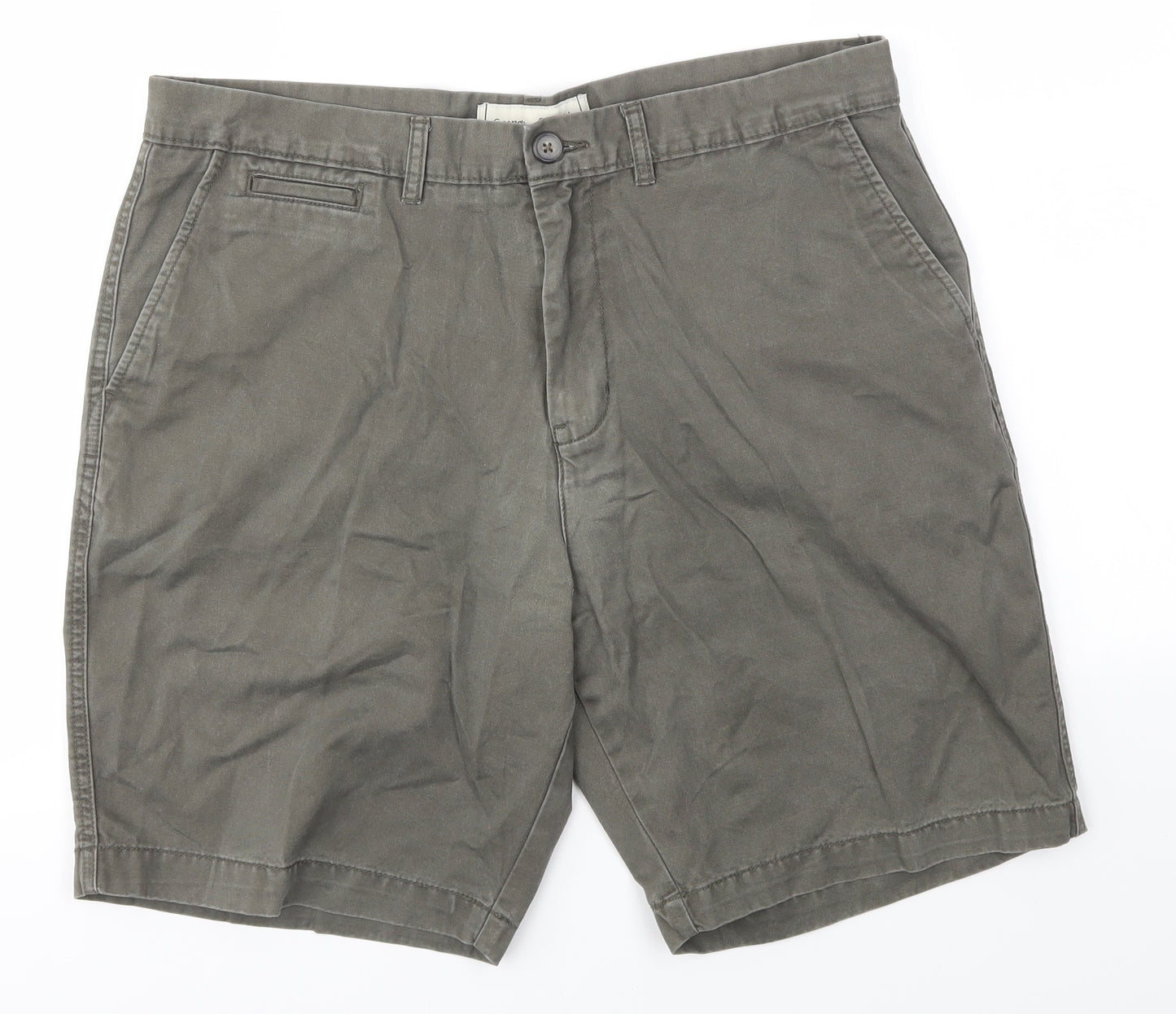 George Mens Green   Chino Shorts Size 36 in