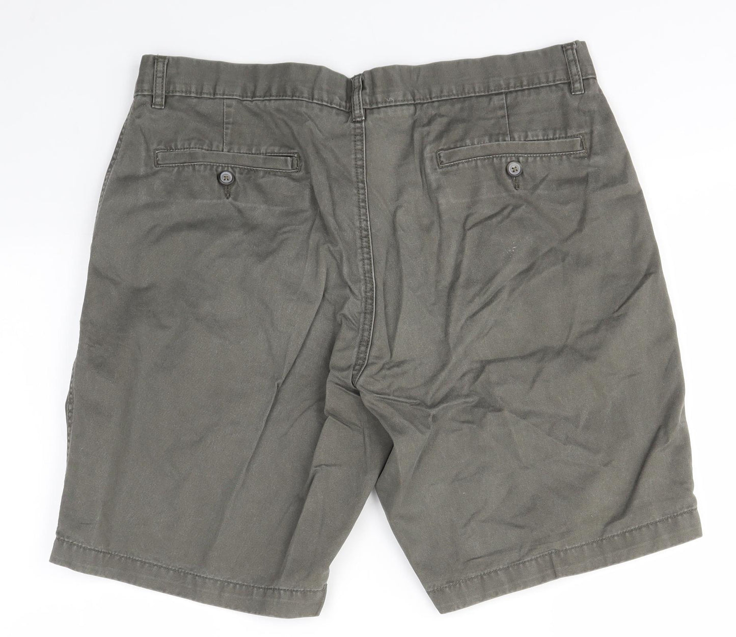 George Mens Green   Chino Shorts Size 36 in