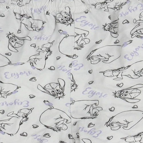 Disney Womens White Solid   Pyjama Pants Size S  - Eeyore