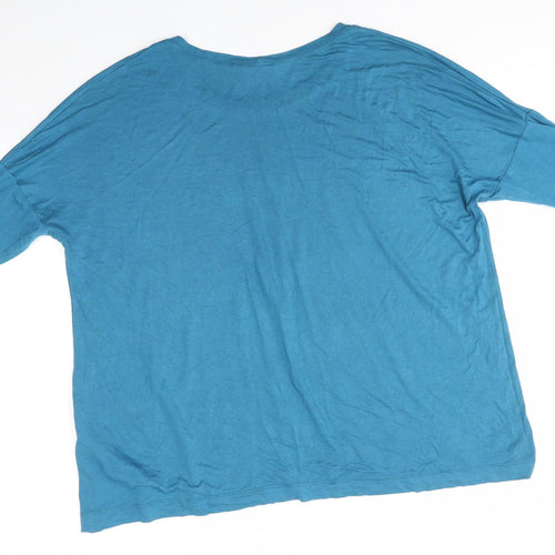 ROMAN  Womens Blue   Basic T-Shirt Size 12