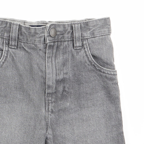 NEXT Boys Grey   Chino Shorts Size 6 Years - Grey Denim Look