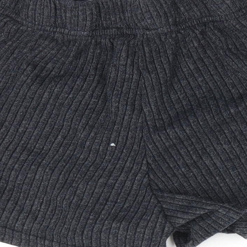 New Look Womens Grey   Paperbag Shorts Size S