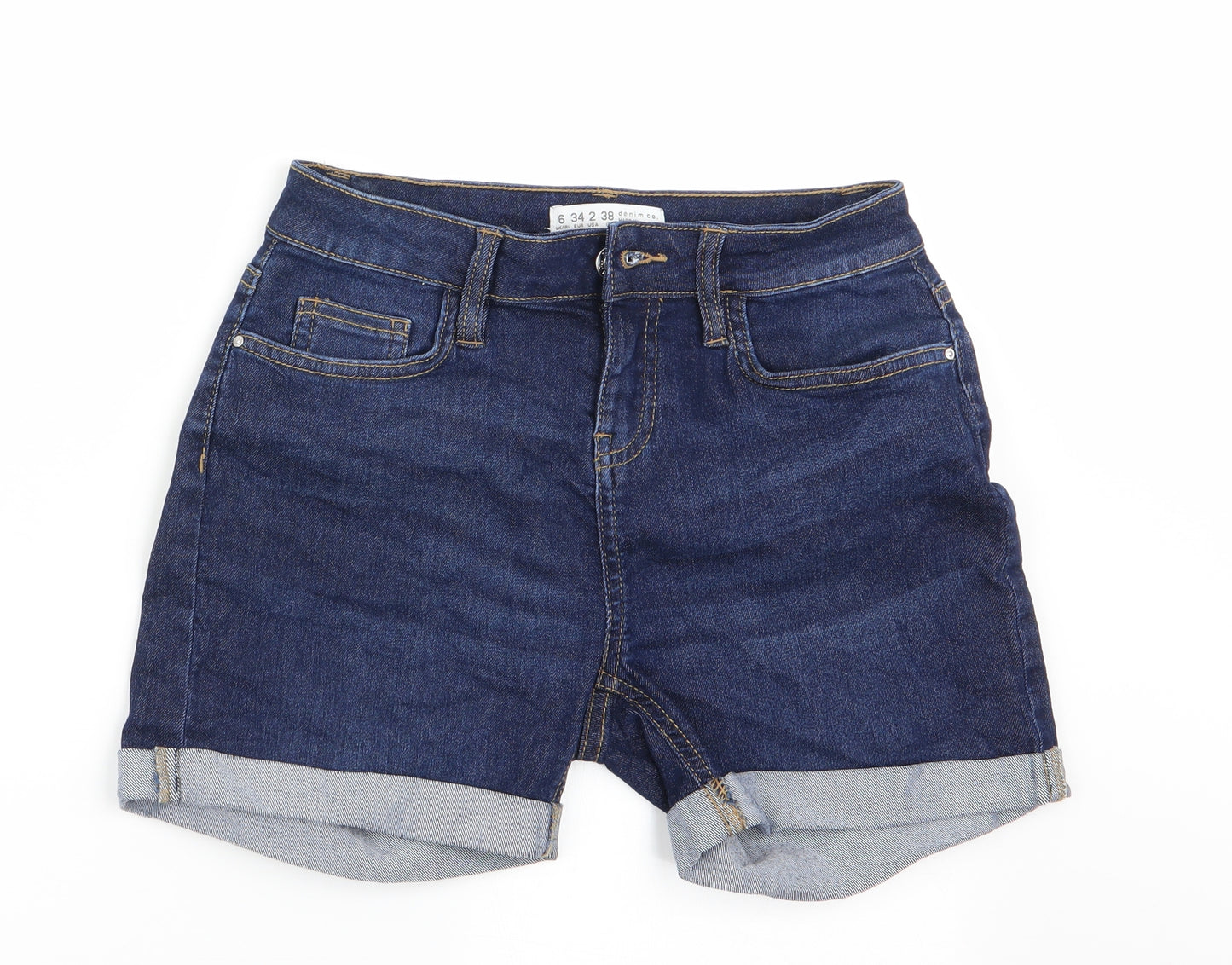 Denim Co Womens Blue   Boyfriend Shorts Size 6 - Denim Shorts
