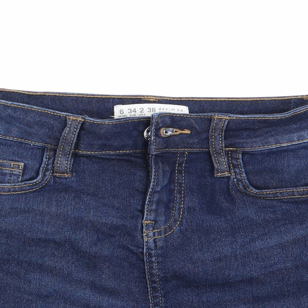 Denim Co Womens Blue   Boyfriend Shorts Size 6 - Denim Shorts