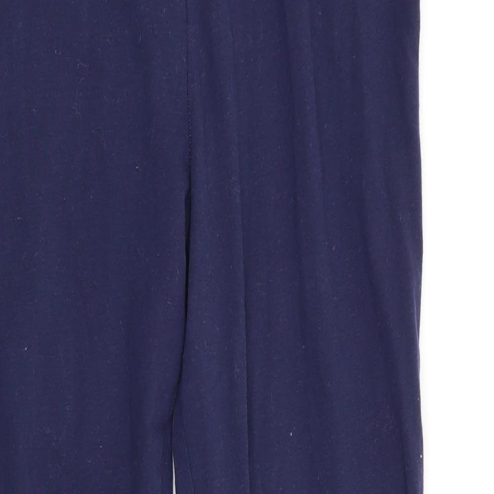 New Look Womens Blue Solid   Pyjama Pants Size L