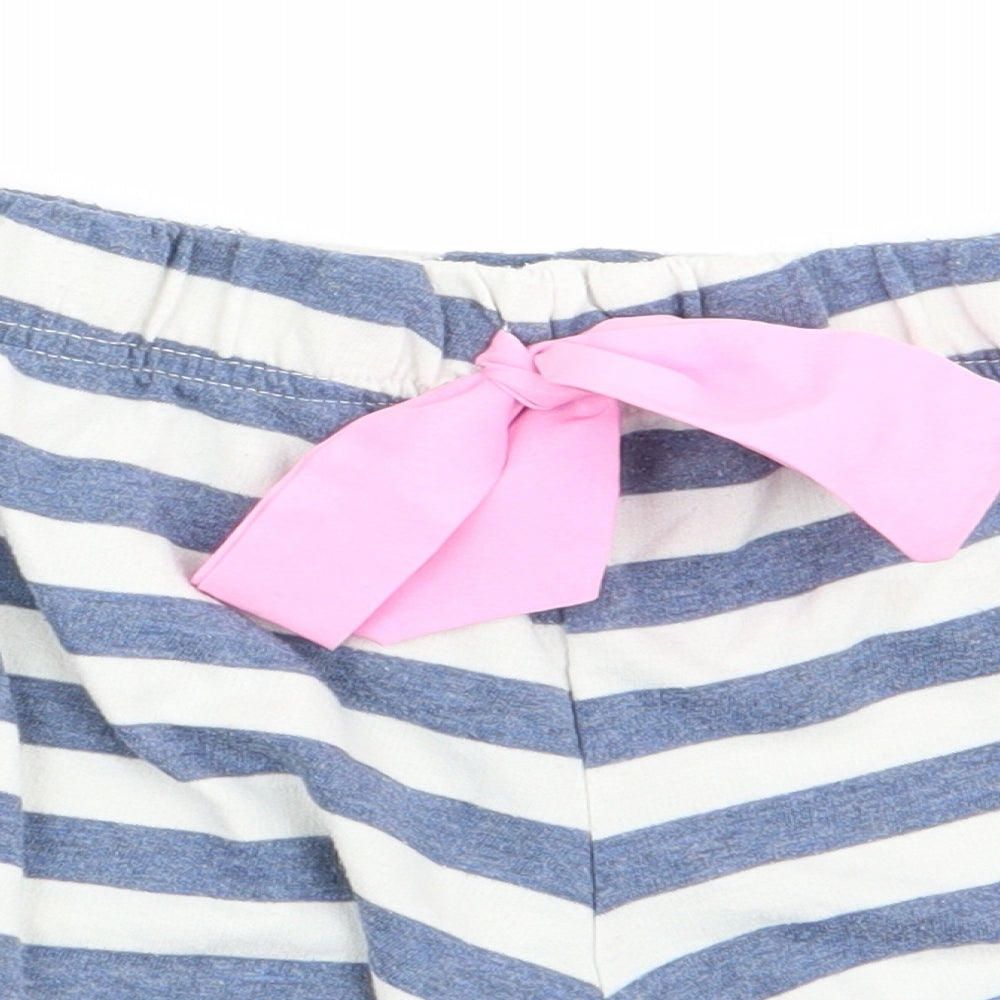 Love to Lounge Womens Blue Striped   Sleep Shorts Size S  - Minnie Mouse