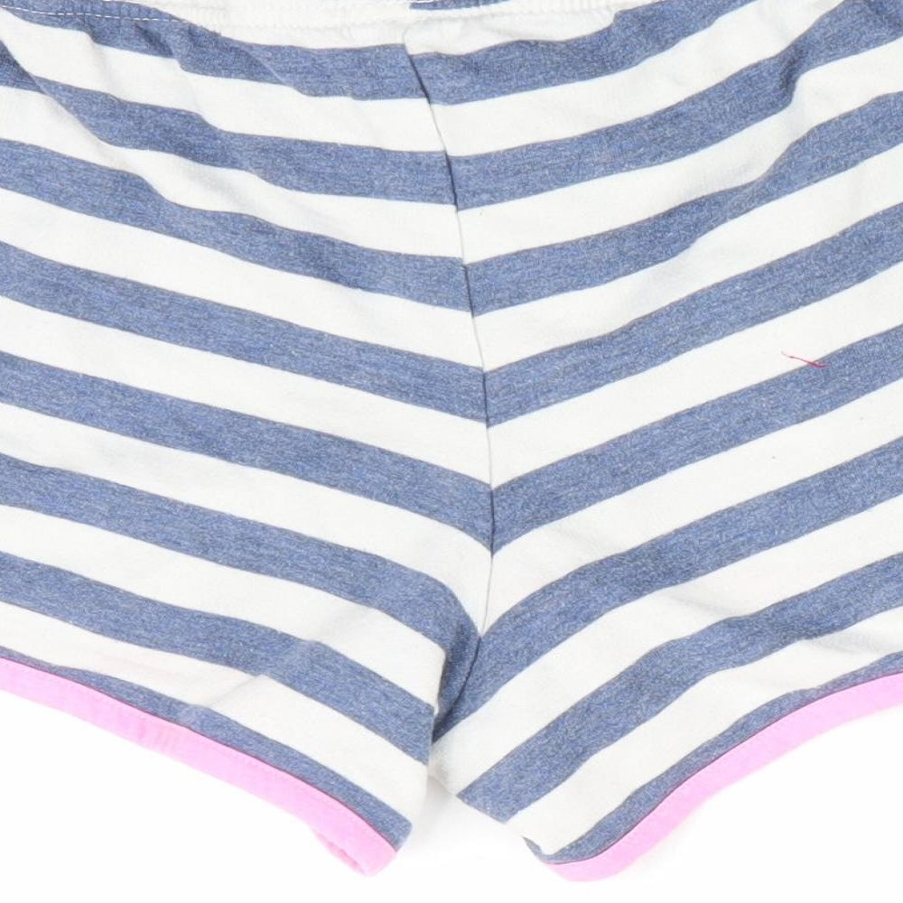 Love to Lounge Womens Blue Striped   Sleep Shorts Size S  - Minnie Mouse