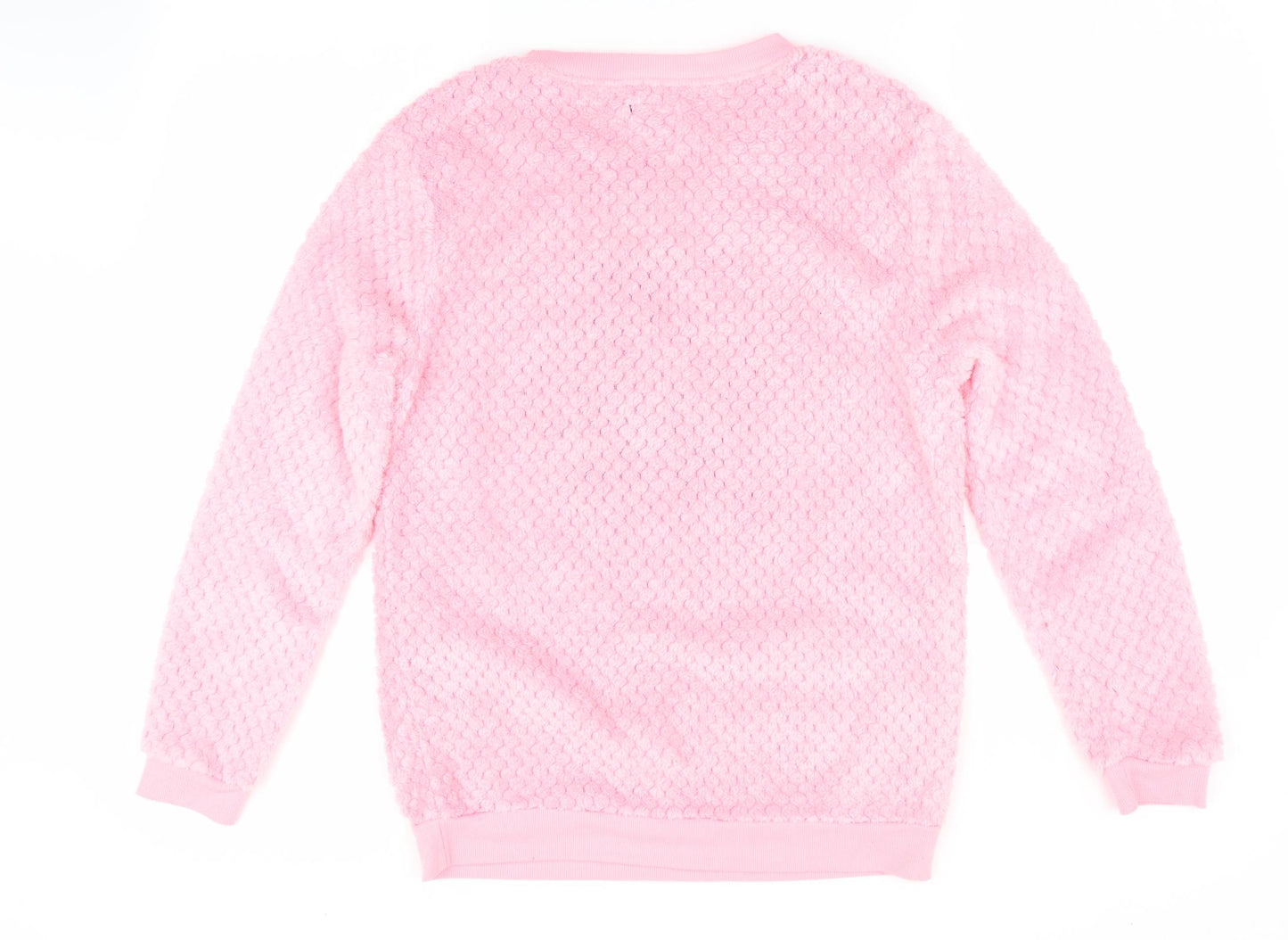 Love to Lounge Womens Pink Animal Print   Pyjama Top Size S  - No worries here Tiger Face