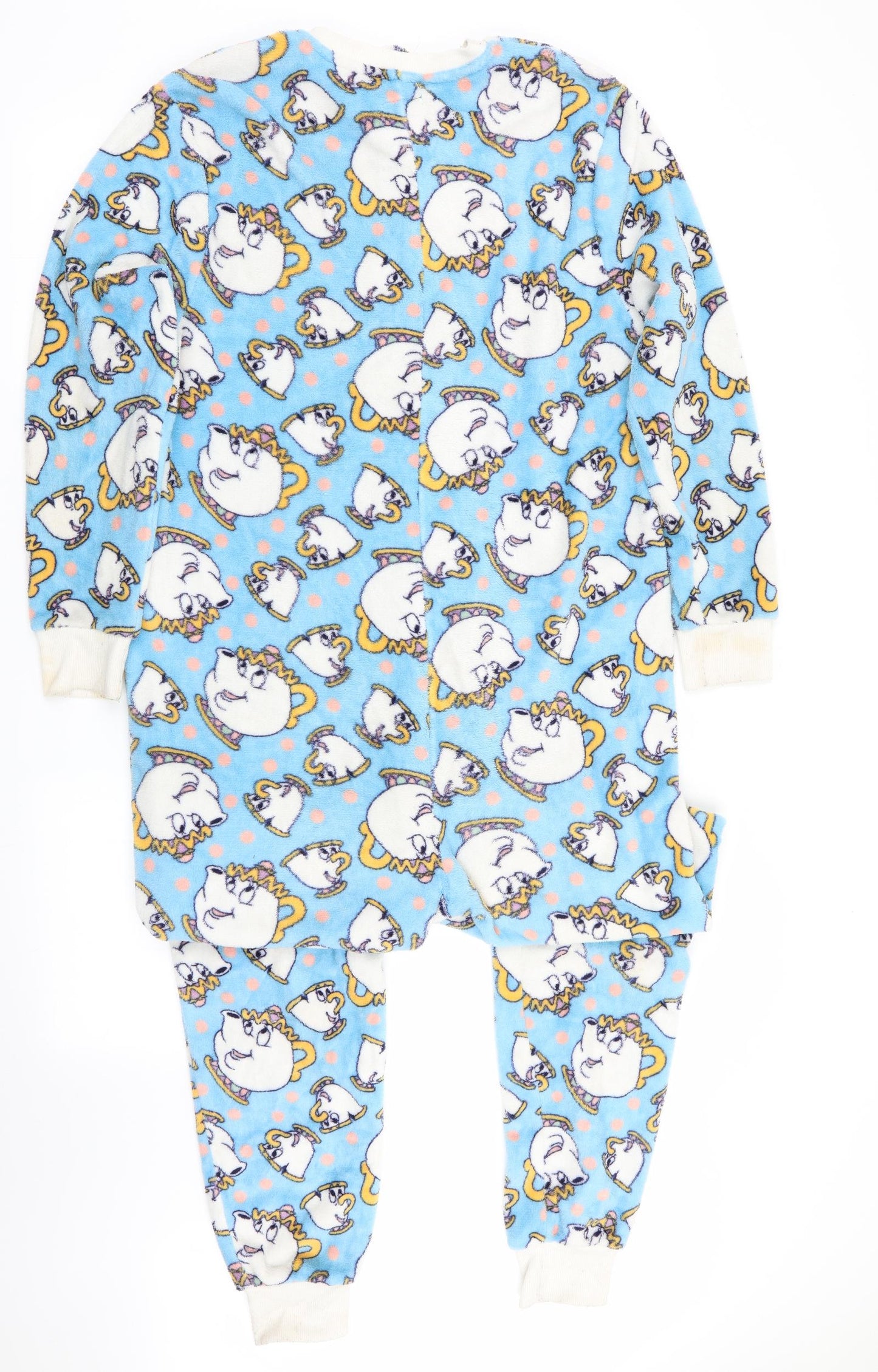 Love to Lounge Womens Blue Polka Dot   One Piece Size S  - Beauty and the Beast
