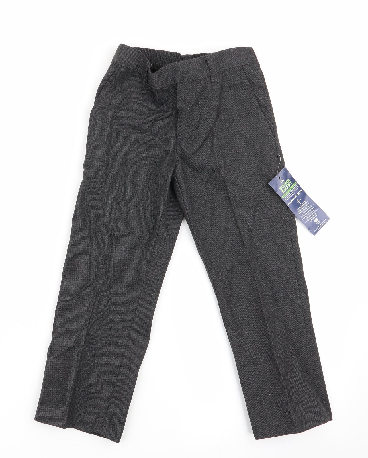 George Boys Grey   Dress Pants Trousers Size 3-4 Years - Back Elastication