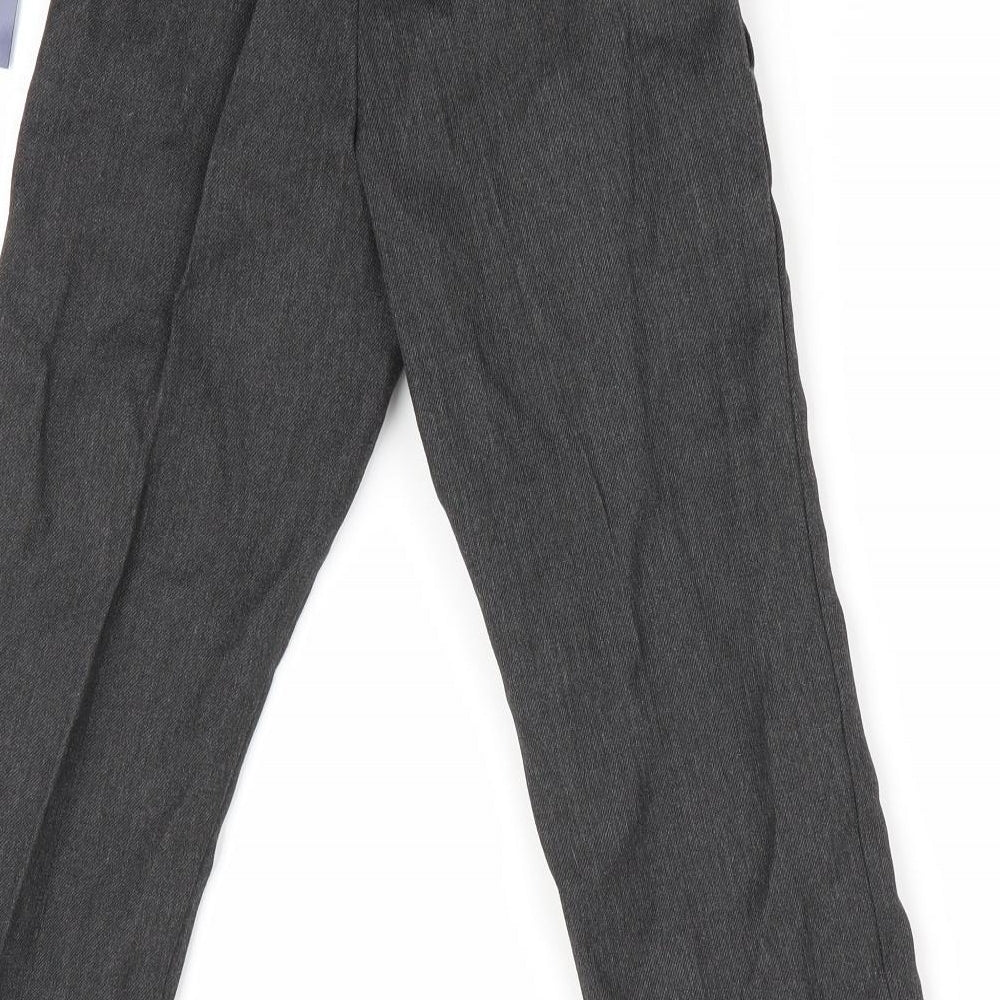 George Boys Grey   Dress Pants Trousers Size 3-4 Years - Back Elastication