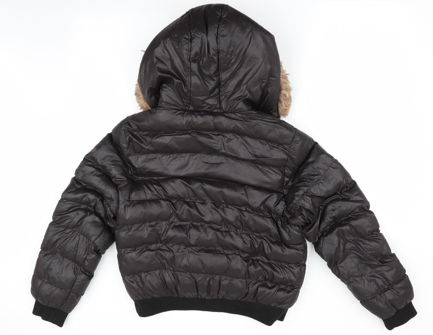 Boohoo Womens Black   Anorak Coat Size 12