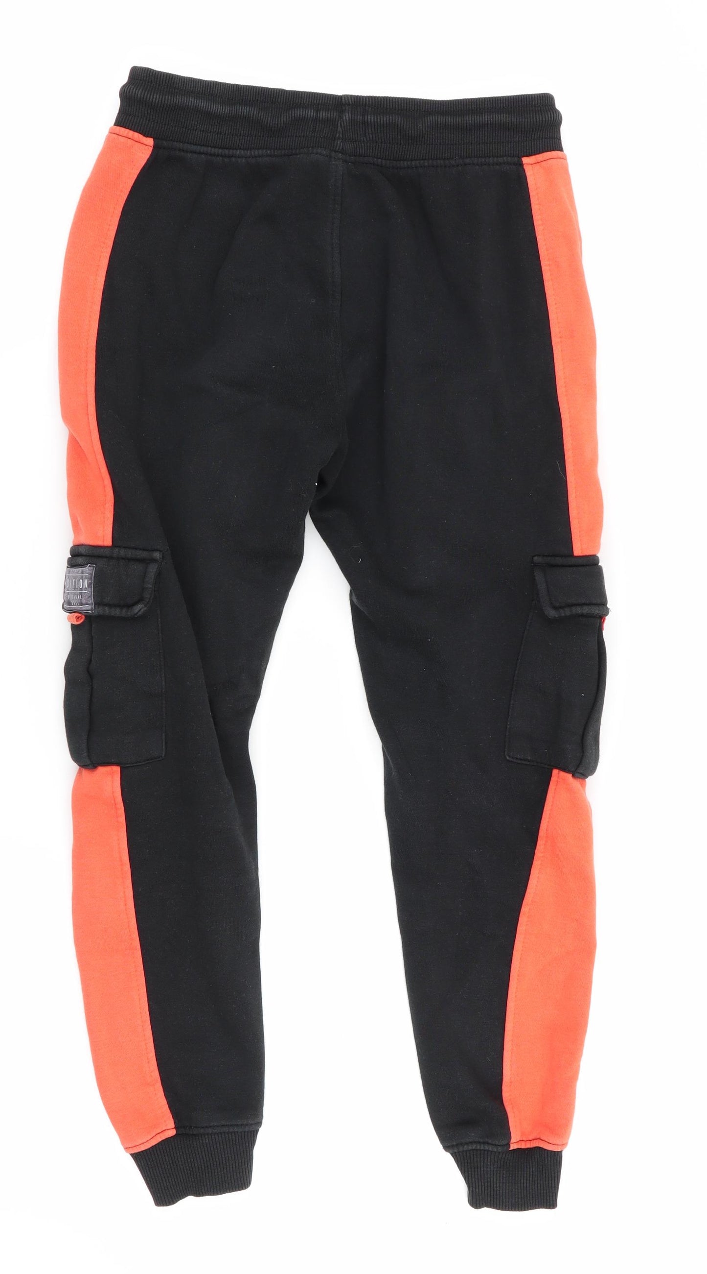 George Boys Black   Jogger Trousers Size 9-10 Years - Orange