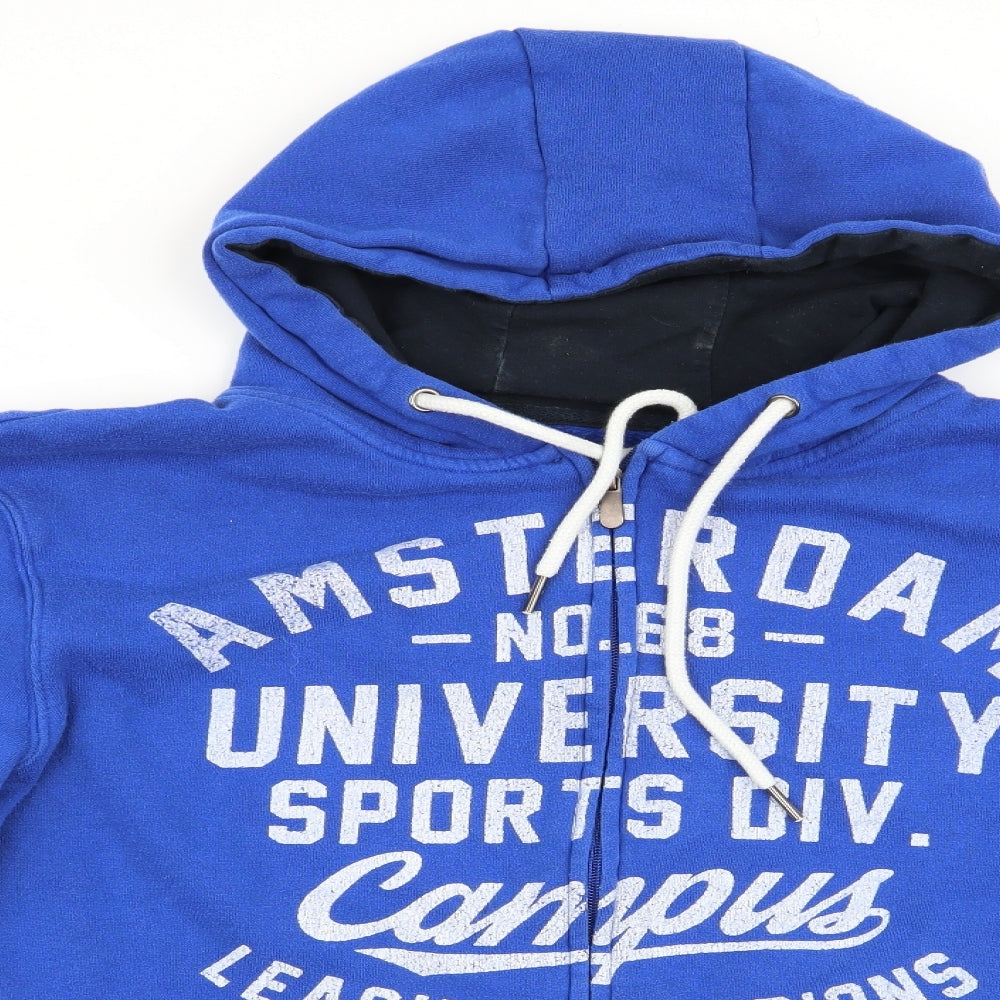 Cedar Wood State Mens Blue   Full Zip Hoodie Size XL  - Amsterdam