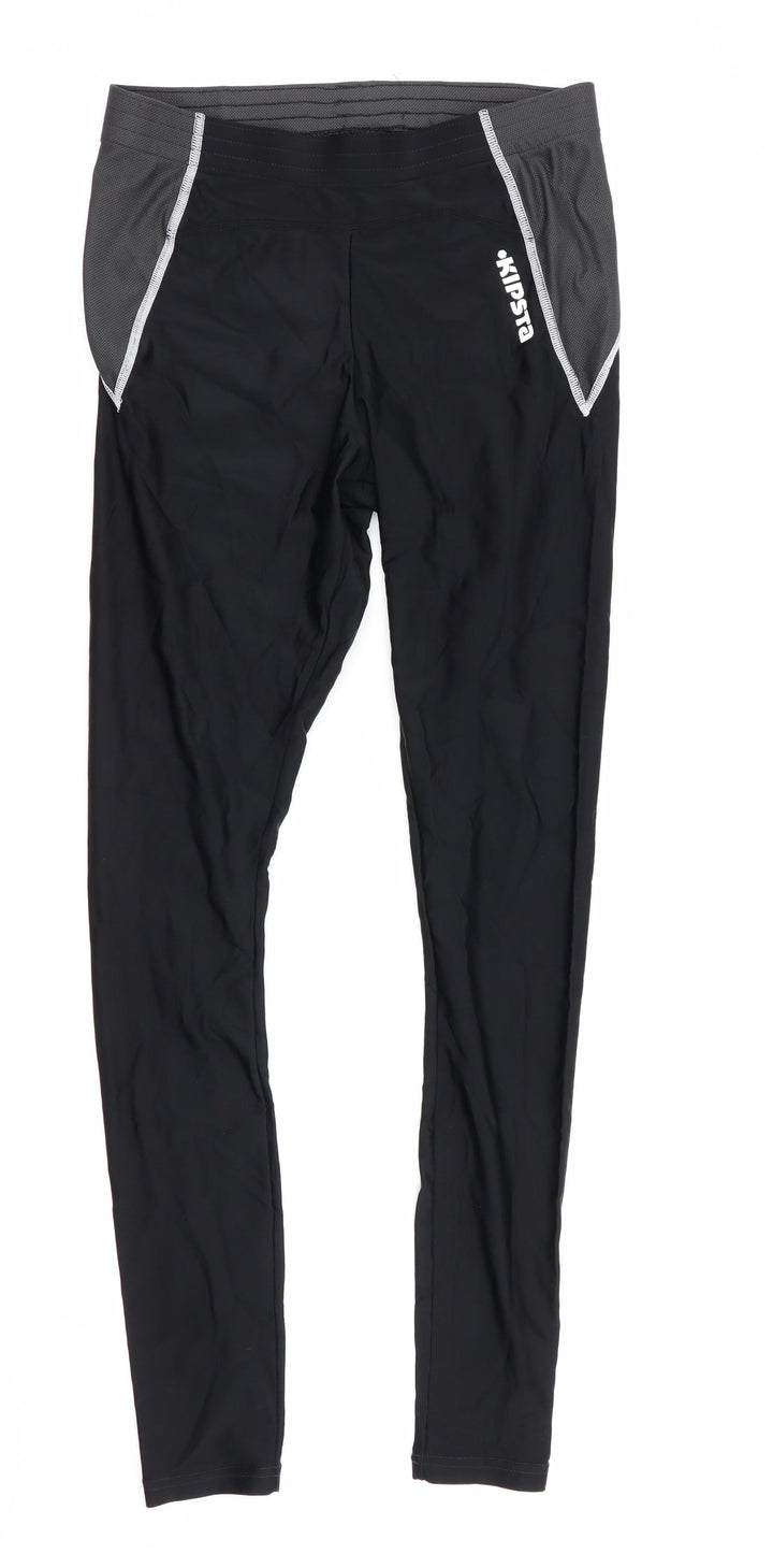 Kipsta Womens Black   Compression Leggings Size M L28 in