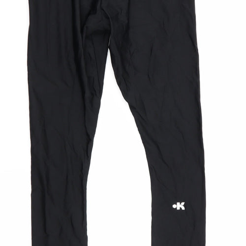 Kipsta Womens Black   Compression Leggings Size M L28 in