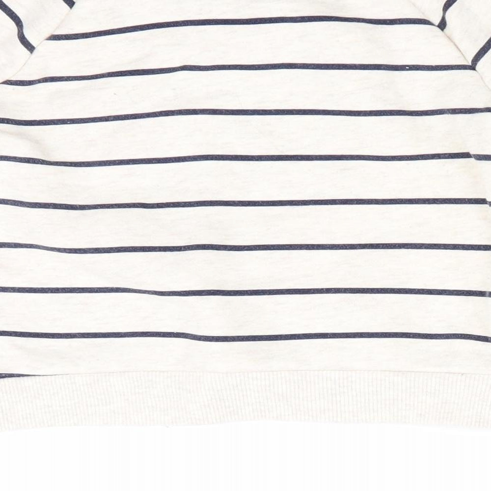 Primark Boys Ivory Striped  Pullover Jumper Size 12-18 Months  - Mummy Loves Me