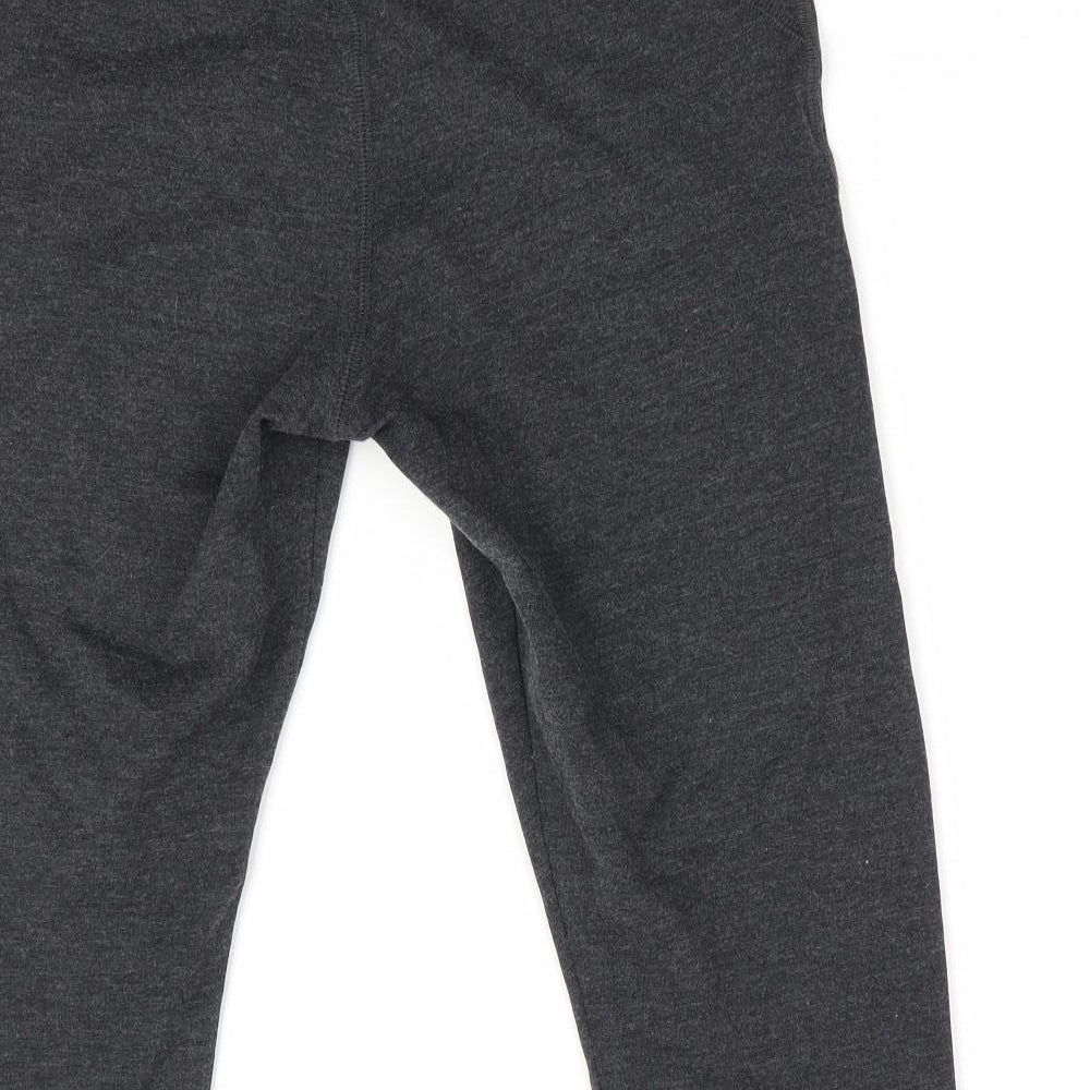 Florence and Fred Womens Black Colourblock  Cropped Leggings Size S L15 in