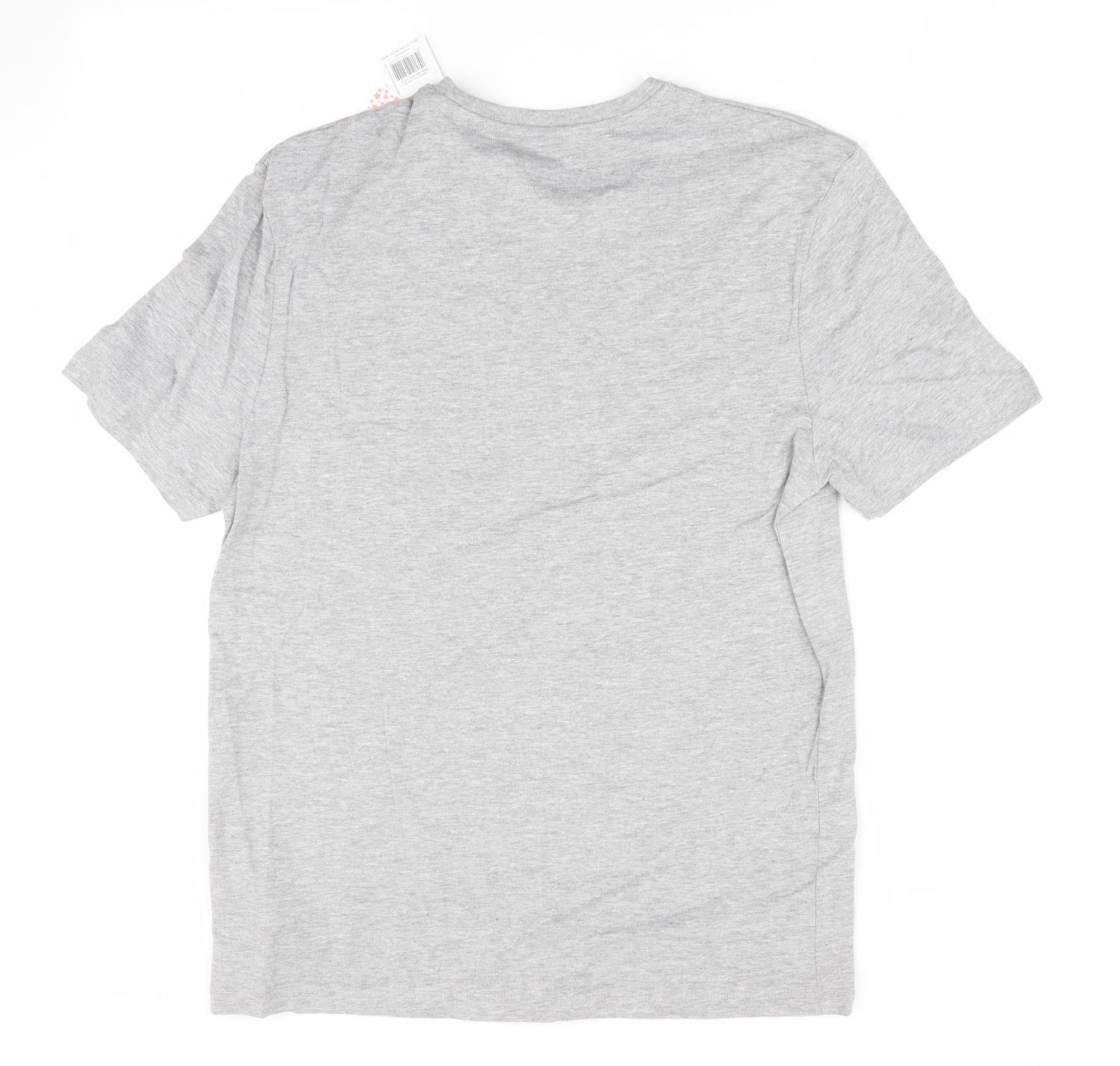 Florence and Fred Mens Grey Animal Print   T-Shirt Size M  - Christmas T Shirt